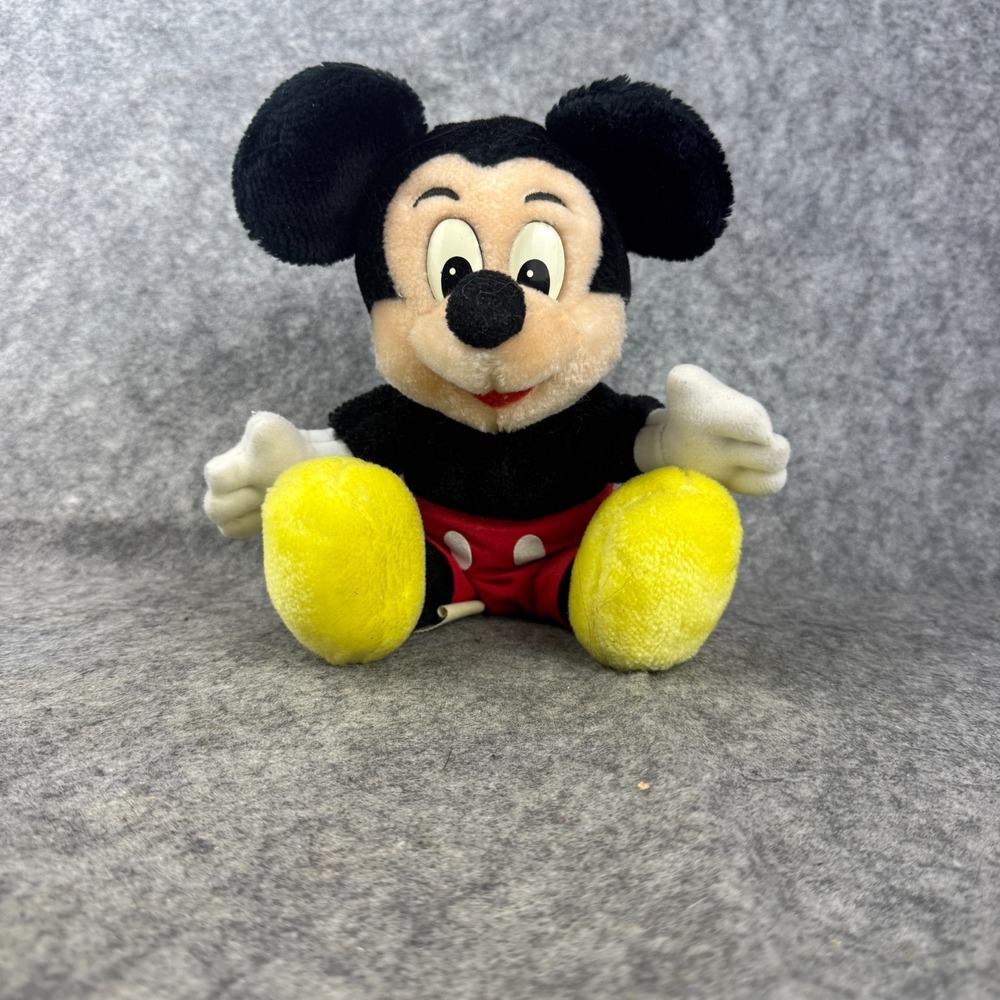 Mickey Mouse‎ Plush Disneyland Walt Disney World Parks Vintage 8" Stuffed